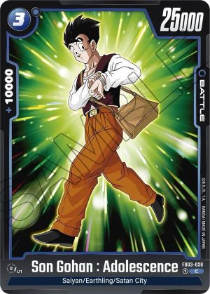 Son Gohan : Adolescence - FB03-038: Raging Roar