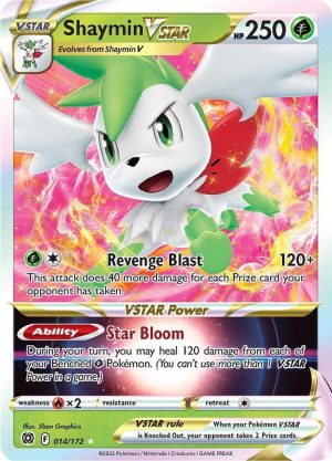 Shaymin VSTAR - 014/172: Brilliant Stars