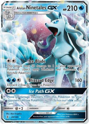 Alolan Ninetales GX - 22/145: Guardians Rising
