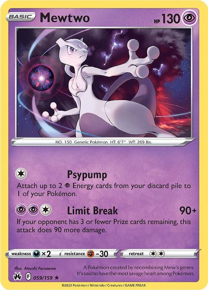 Mewtwo - 059/159: Crown Zenith