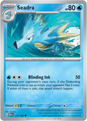 Seadra - 117/165: Scarlet & Violet 151