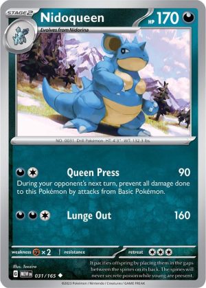 Nidoqueen - 031/165: Scarlet & Violet 151