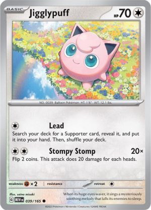 Jigglypuff - 039/165: Scarlet & Violet 151