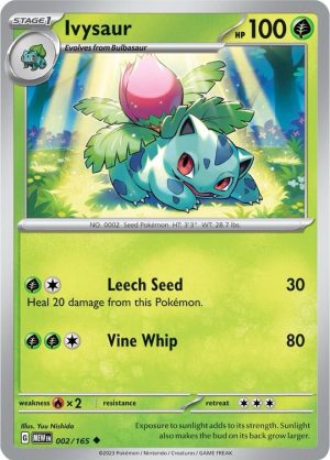 Ivysaur - 002/165 - SV: Scarlet & Violet 151