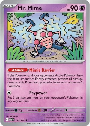 Mr. Mime - 122/165: Scarlet & Violet 151
