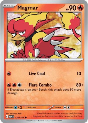 Magmar - 126/165: Scarlet & Violet 151