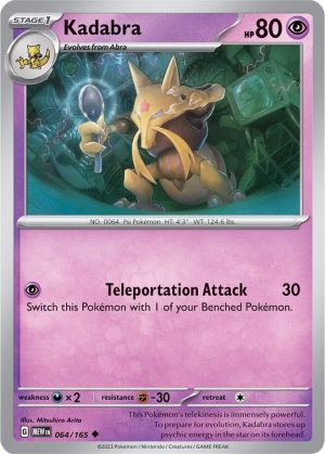 Kadabra - 064/165: Scarlet & Violet 151
