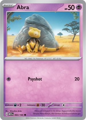 Abra - 063/165: Scarlet & Violet 151