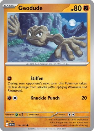 Geodude - 074/165: Scarlet & Violet 151