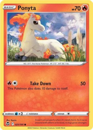 Ponyta - 021/195: Silver Tempest