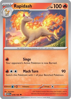 Rapidash - 078/165: Scarlet & Violet 151