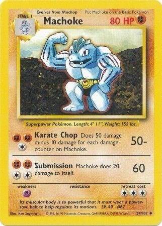 Machoke - 034/102: Base Set