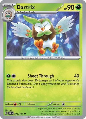 Dartrix - 014/197: Obsidian Flames