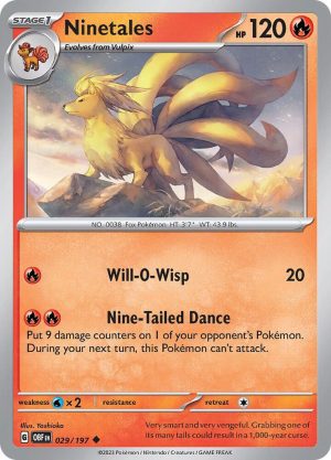 Ninetales - 029/197: Obsidian Flames