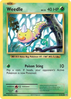 Weedle - 5/165: Evolutions