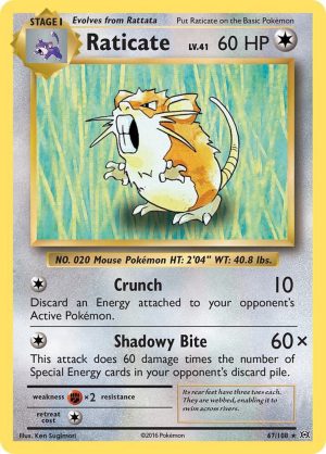 Raticate - 67/108: Evolutions