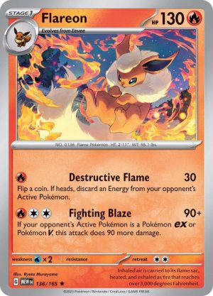 Flareon - 136/165: Scarlet & Violet 151