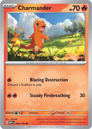 Charmander - 004/165: Scarlet & Violet 151