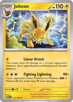 Jolteon - 135/165: Scarlet & Violet 151