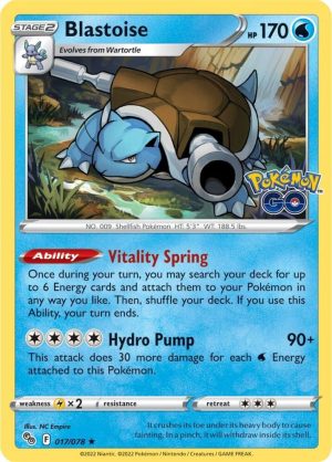 Blastoise - 017/078: Pokemon GO