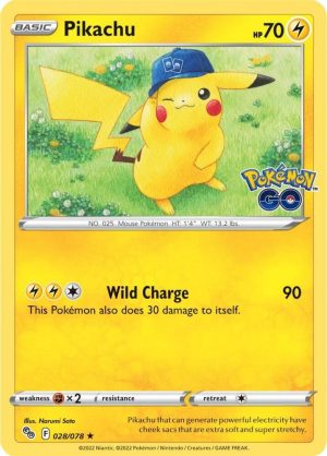 Pikachu (28) - 028/078: Pokemon GO