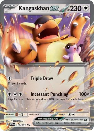 Kangaskhan ex - 115/165: Scarlet & Violet 151