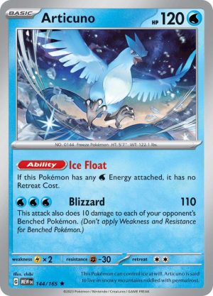 Articuno - 144/165: Scarlet & Violet 151