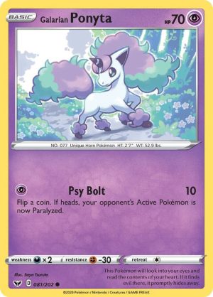 Galarian Ponyta - 081/202: Sword & Shield Base Set