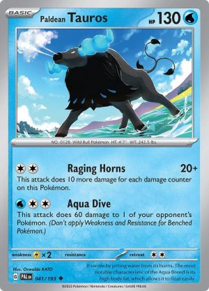 Paldean Tauros - 041/193: Paldea Evolved