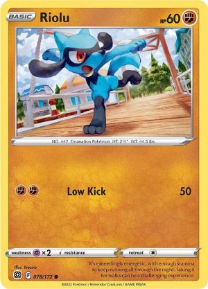 Riolu - 078/172: Brilliant Stars
