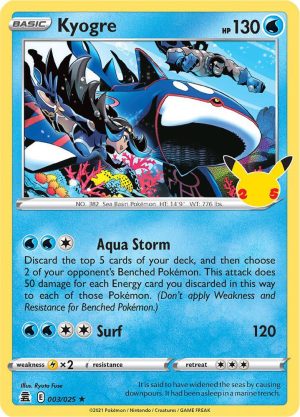 Kyogre - 003/025: Celebrations