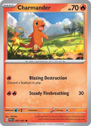 Charmander - 007/091: Paldean Fates