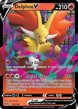 Delphox V - 027/196: Lost Origin