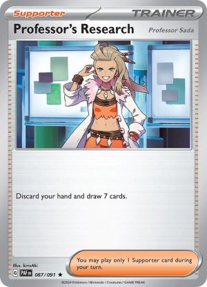 Professor's Research - 087/091 - Paldean Fates