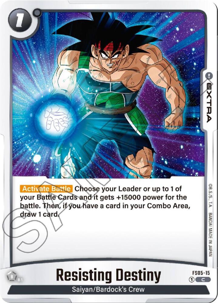 Resisting Destiny - FS05:-15: Starter Deck 5: Bardock