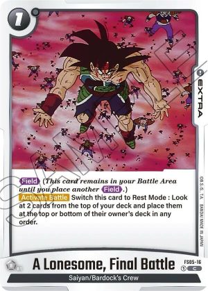 A Lonesome, Final Battle - FS05-16: Starter Deck 5: Bardock