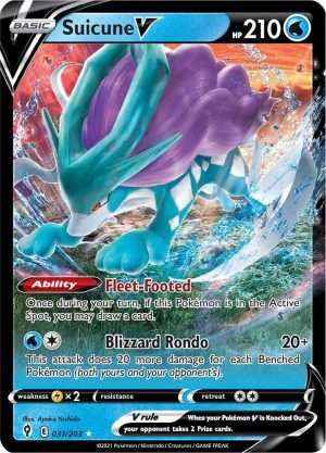 Suicune V - 031/203: Evolving Skies