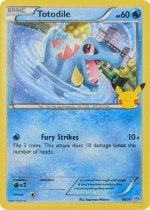 Totodile - 018/025: McDonald's 25th Anniversary Promos