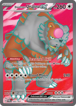Bloodmoon Ursaluna ex - 202/167: Twilight Masquerade
