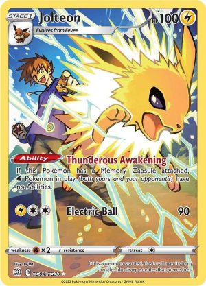 Jolteon - TG04/TG30: Brilliant Stars Trainer Gallery