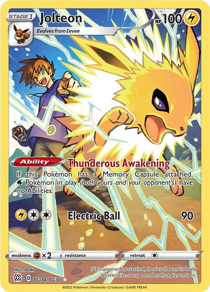 Jolteon - TG04/TG30: Brilliant Stars Trainer Gallery