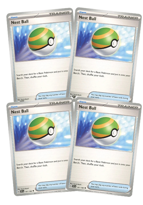 Nest Ball - 181/198: Scarlet & Violet Base Set (4 cartas)