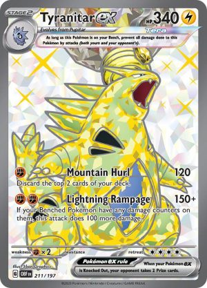 Tyranitar ex - 211/197: Obsidian Flames