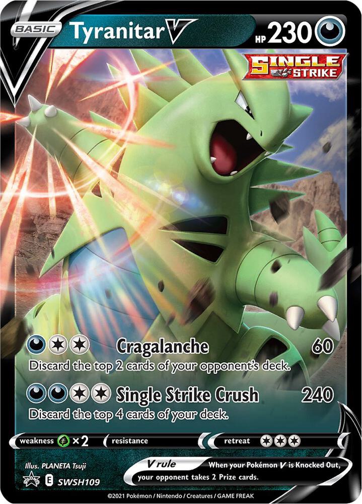 Tyranitar V - SWSH109: Sword & Shield Promo Cards