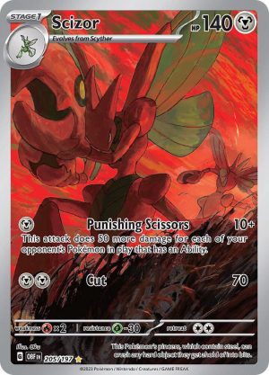 Scizor - 205/197: Obsidian Flames