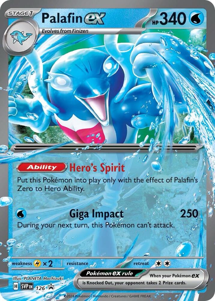 Palafin ex - 126: Scarlet & Violet Promo Cards