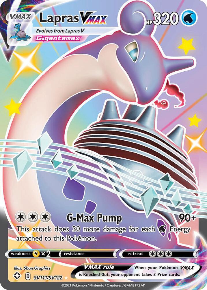 Lapras VMAX - SV111/SV122: Shining Fates: Shiny Vault