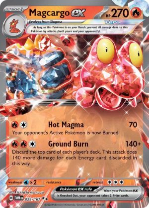 Magcargo ex - 029/167: Twilight Masquerade