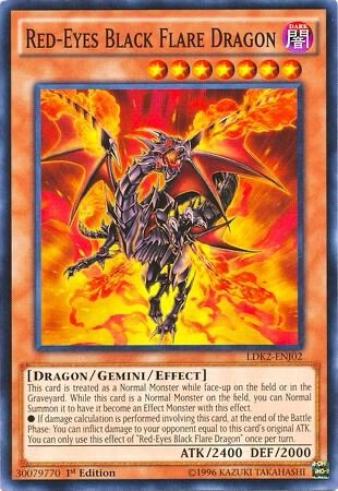 Red-Eyes Black Flare Dragon - Legendary Decks II (2024 Reprint) (LDK2)