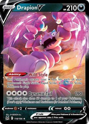 Drapion V - 118/196: Lost Origin